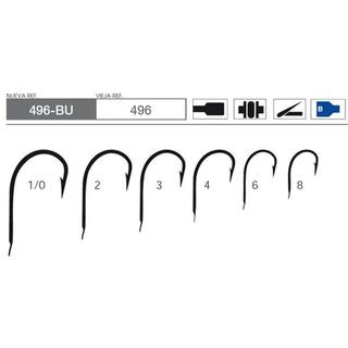 Αγκίστρια Mustad 496BU ( 50τεμ )