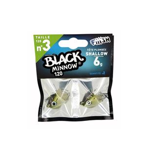 Fiiish Black Minnow No3 μολυβοκεφαλή Shore 12g KAKI/λαδί (2 τεμάχια)