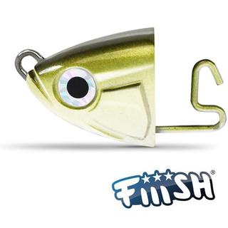 Fiiish Black Minnow No3 μολυβοκεφαλή SHALLOW 6g KAKI/λαδί (2 τεμάχια)