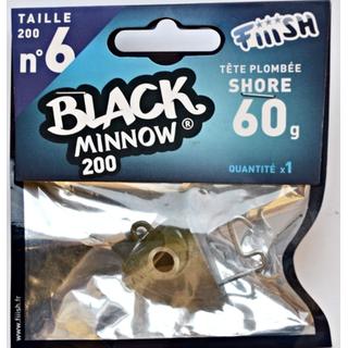 Fiiish Black Minnow No6 μολυβοκεφαλή 60g λαδί