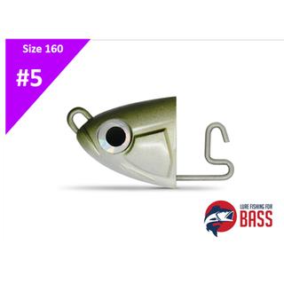 Fiiish Black Minnow No5 μολυβοκεφαλή DEEP 90g ΚΑΚΙ λαδί 