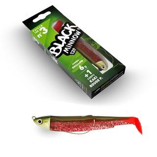 Fiiish Black Minnow No3 Combo 6gr SHALLOW KAKI RED 