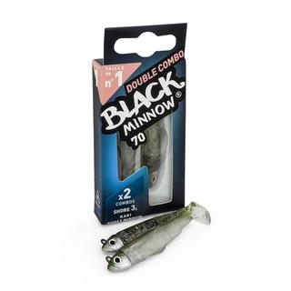 FIIISH BLACK MINNOW No1 DOUBLE COMBO 3G- KHAKI /GHOST MINNOW