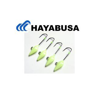 ΜΟΛΥΒΟΚΕΦΑΛΕΣ MICRO JIG HAYABUSA EX932 ARROW HEAD GLOW