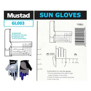 MUSTAD SUN GLOVES GL003 