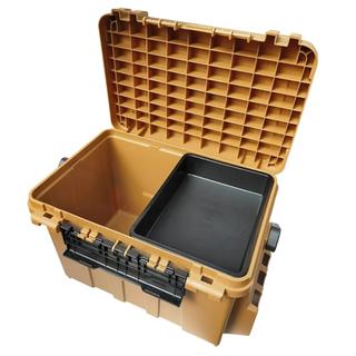 MEIHO BUCKET MOUTH BM-9000 Ochre Yellow Tackle Box 35LT