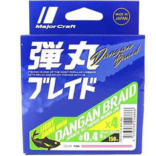 Νήμα MAJOR CRAFT Dangan Light Game Special Braid x4 150m
