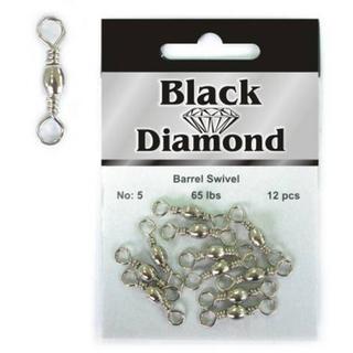 Στριφτάρι Black Diamond Barrel Swivel (ασημί νίκελ)