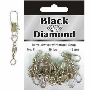 Στριφταροπαραμάνα Black Diamond Barrel Swivel w/interlock Snap (χρυσό)